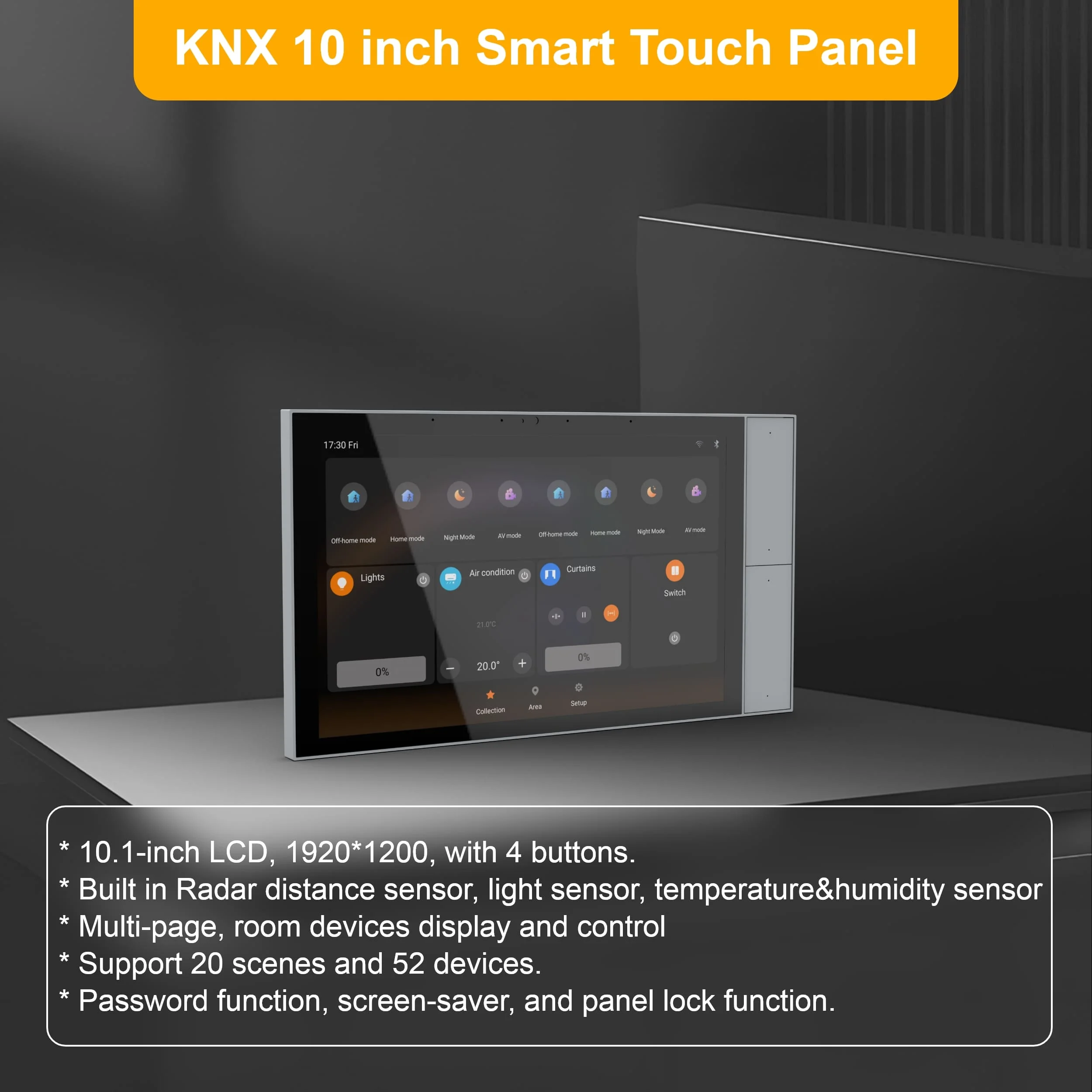 Smart Home Knx System - 2026 Akıllı Dokunmatik Panel Otobüs Sistemi