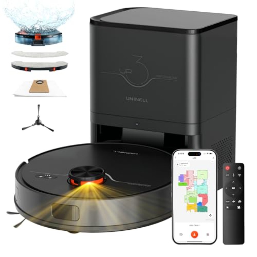 Smart Home Robot - Ev temizliği için Robot Süpürge UR3,