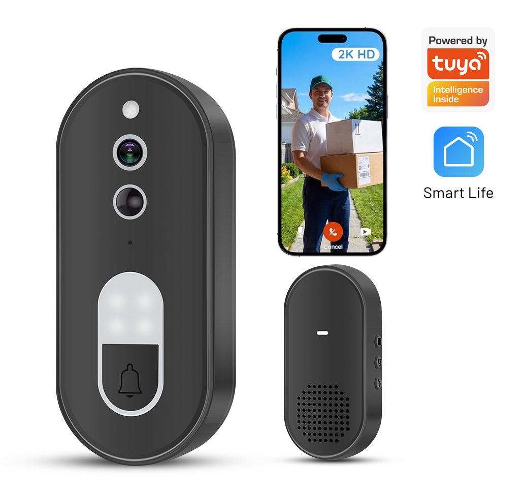 Smart Home Video Doorbell Enhanced Security With Smart Doorbell - Tuya 1080P HD Kablosuz WiFi Görüntülü