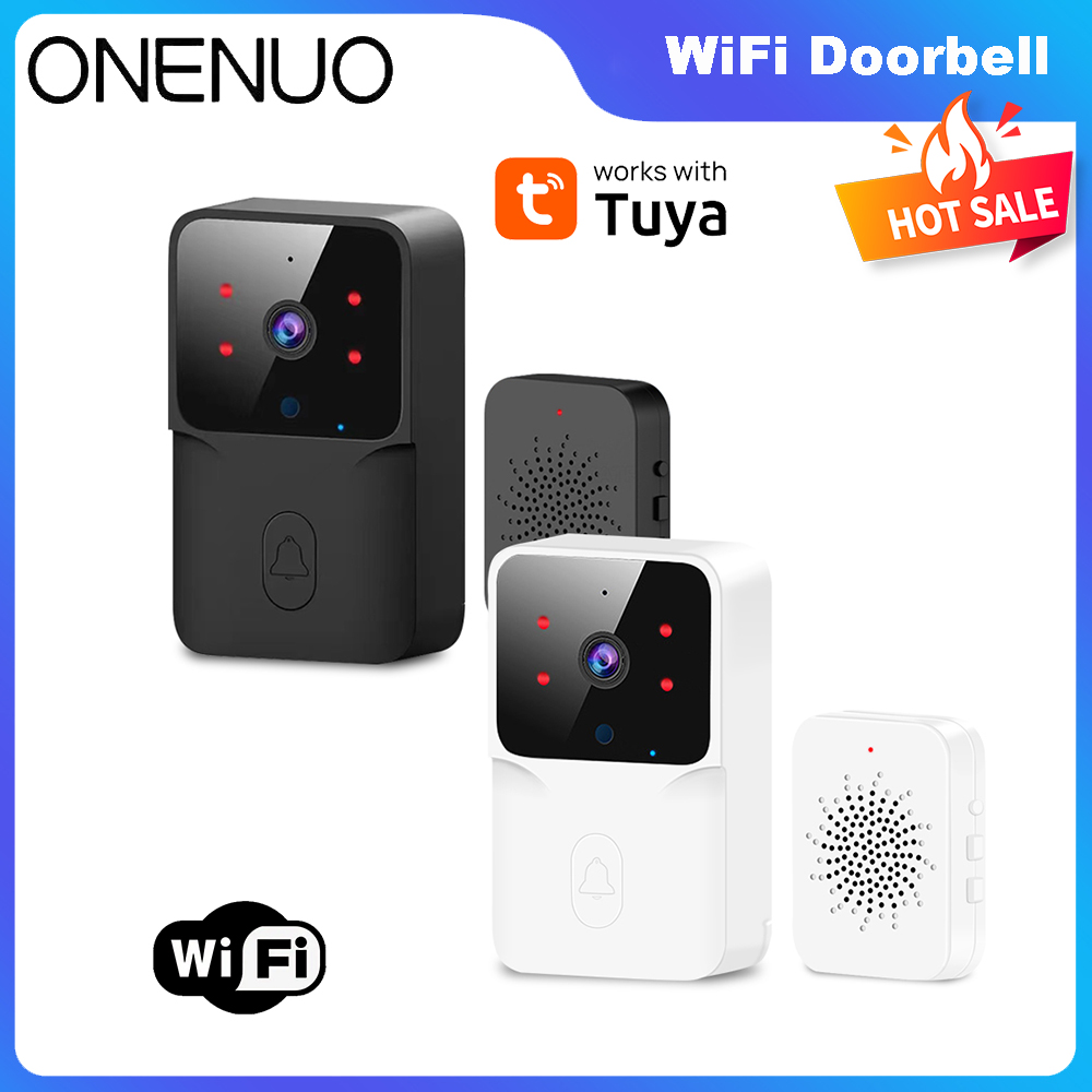Smart Home Video Doorbell Enhanced Security With Smart Doorbell - Tuya WiFi Görüntülü Kapı Zili Kablosuz