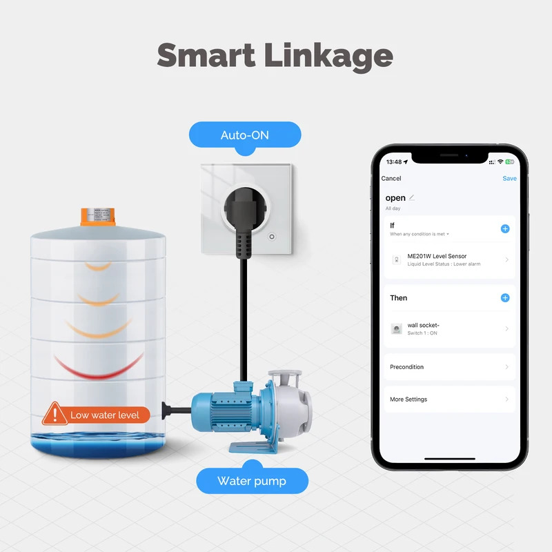 Wifi Water Sensor - MOES Tuya WiFi/ZigBee Akıllı Su Seviyesi