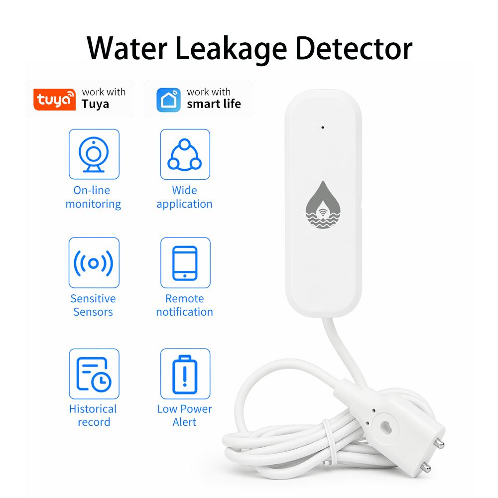Wifi Water Sensor - YFK WiFi/Zigbee Su Kaçağı Alarm Sensörü