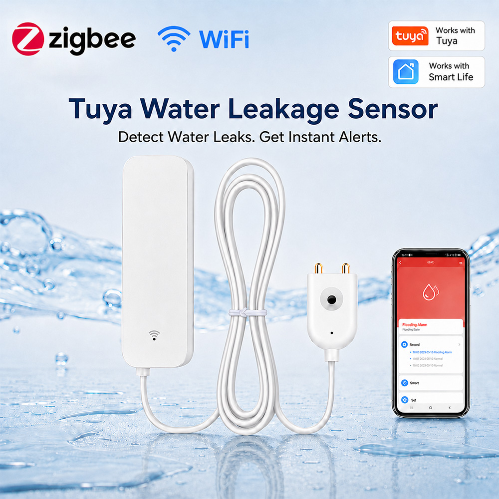 Wifi Water Sensor - ZigBee WiFi Su Kaçak Sensörü Sel