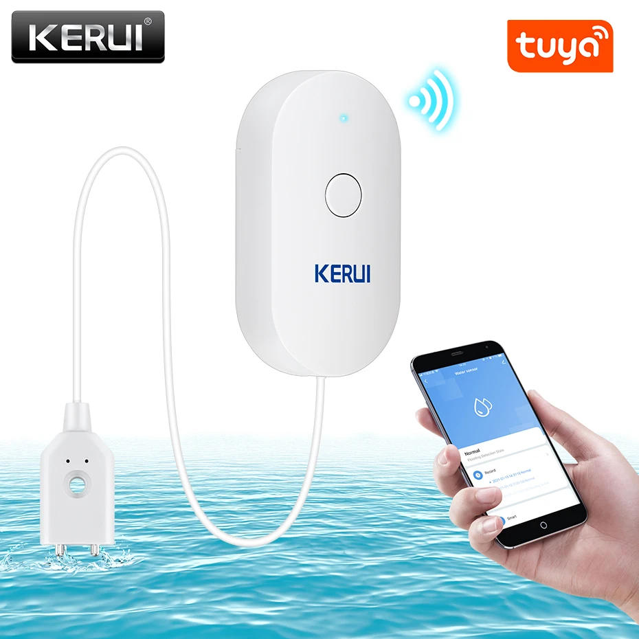 Smart Home Notifications - KERUI WiFi Su Sensörü Akıllı Ev