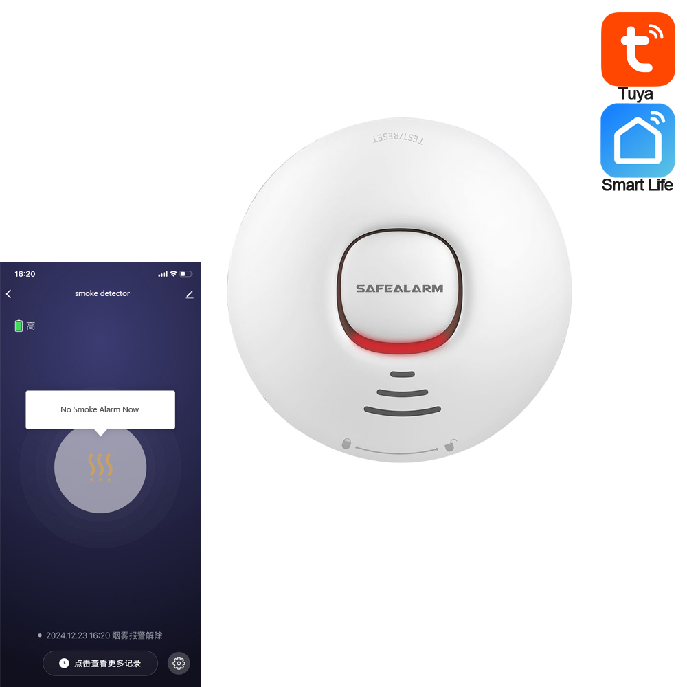Smart Home Notifications - 1 adet yangın alarmı duman dedektörü