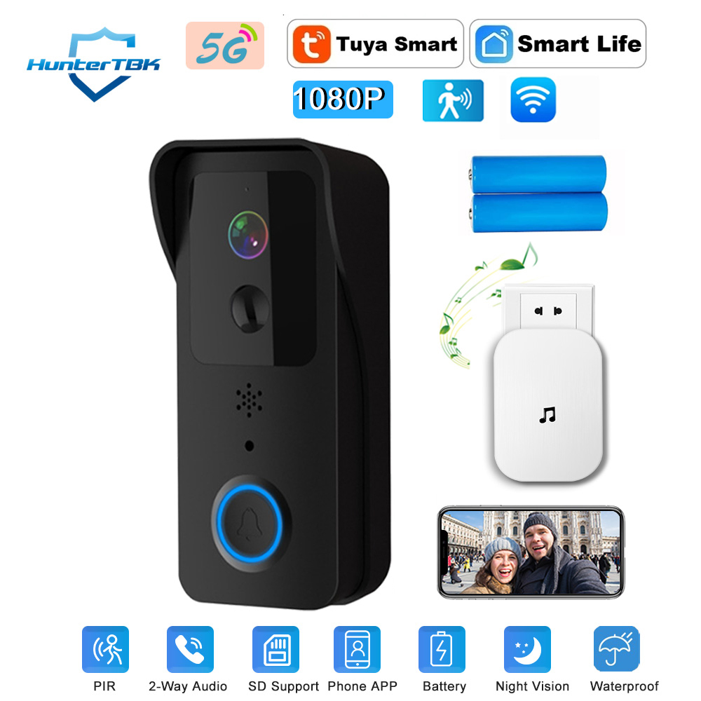 Smart Home Video Doorbell Enhanced Security With Smart Doorbell - 1080P HD WiFi Kapı Zili Kamerası,