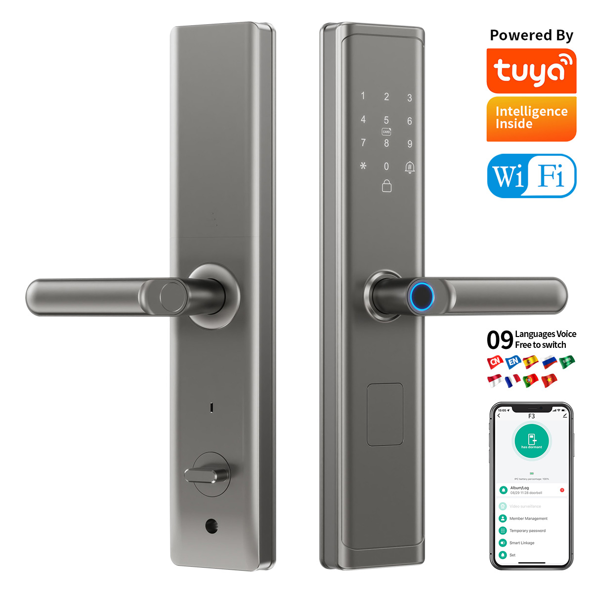 Smart Home Lock - Tuya Wifi TTlock Uygulaması Parmak İzi