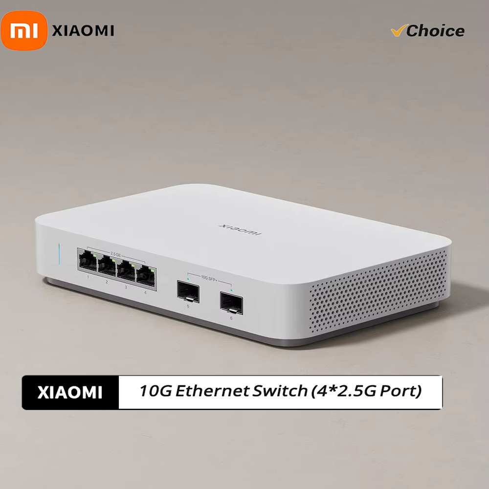 Smart Home Hub 2 - YENİ Xiaomi 10G Ethernet Switch 4×2.5G+2×10GMbps