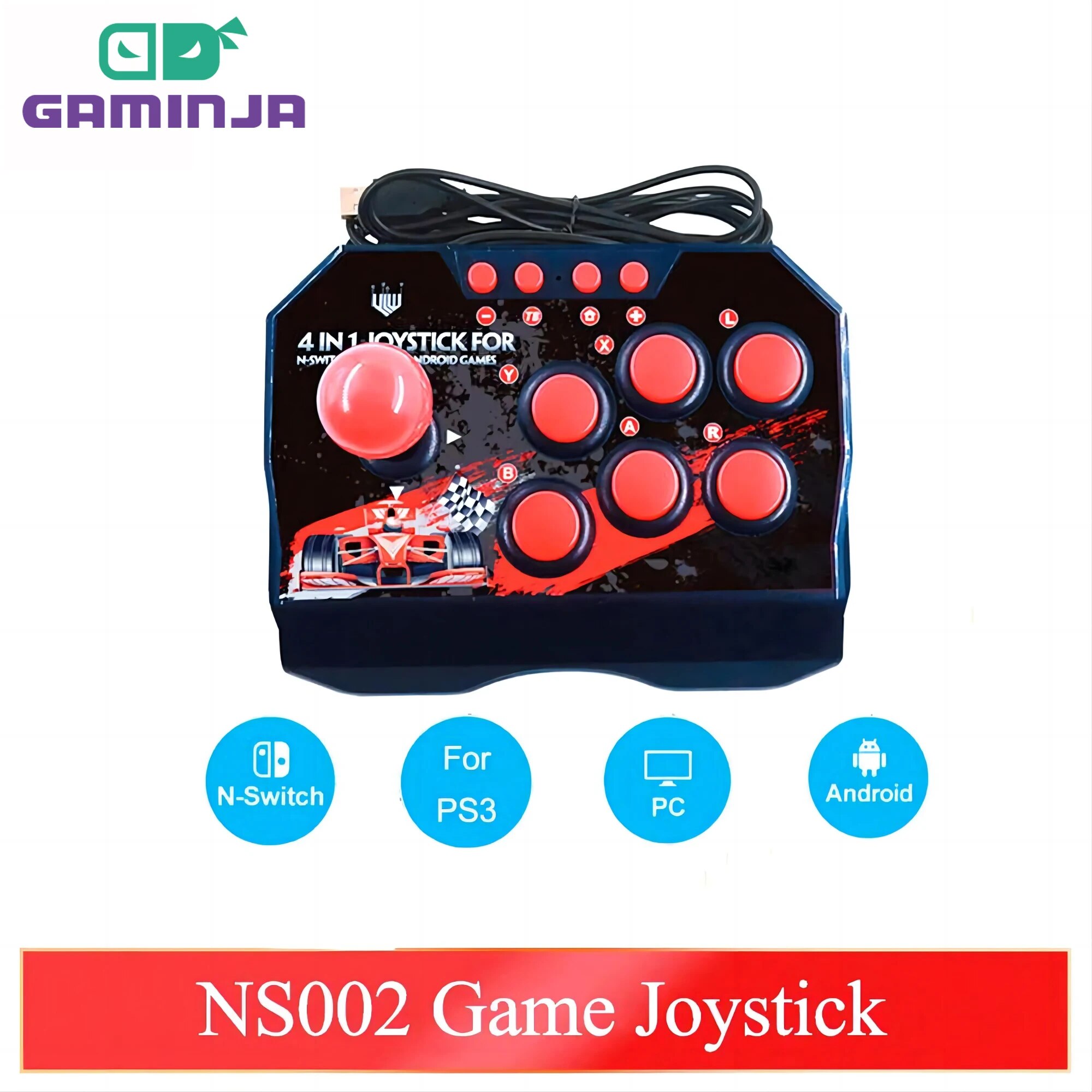 Smart Home Raspberry Pi - GAMINJA NS002 4 In 1 Retro