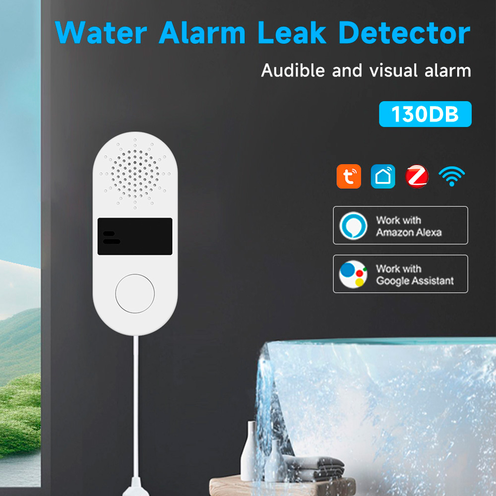 Wifi Water Sensor - Tuya Wifi su kaçağı dedektörü ses