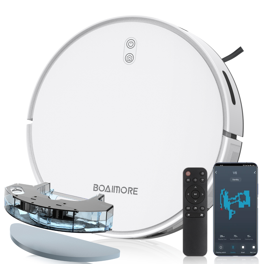 Smart Home Robot - Robotlu Süpürge Kombinasyonu Paspas 6500PA Akıllı