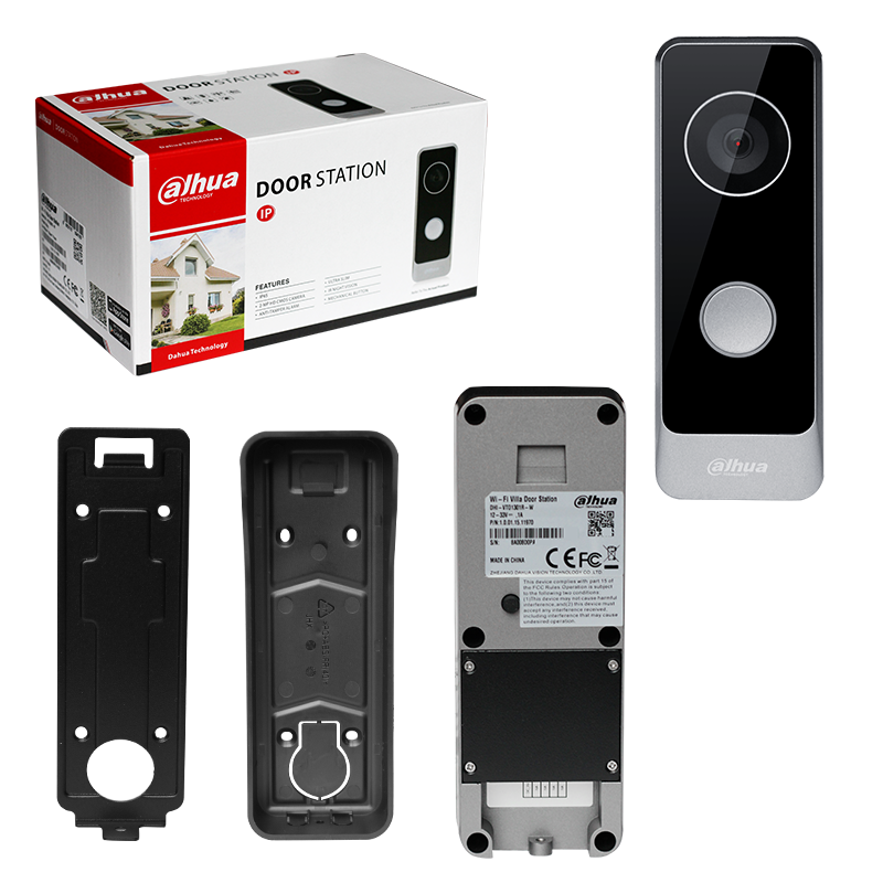 Smart Home Video Doorbell Enhanced Security With Smart Doorbell - Dahua VTO1301R-W 1080P Mini WiFi Görüntülü