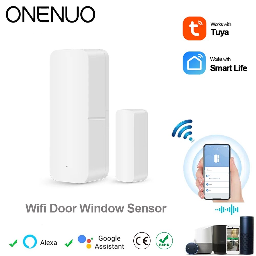 Smart Home Notifications - Onenalexa Tuya akıllı WiFi kapı sensörü