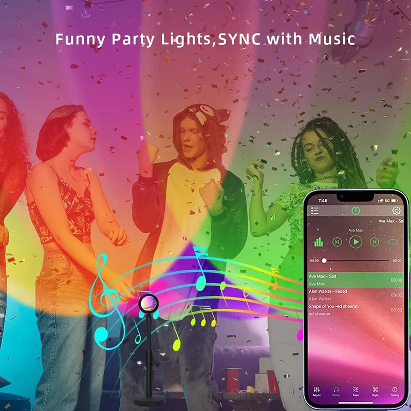 Akıllı LED Sunset lamba renkli - Smart Home For Windows incelemesi ve fiyatı