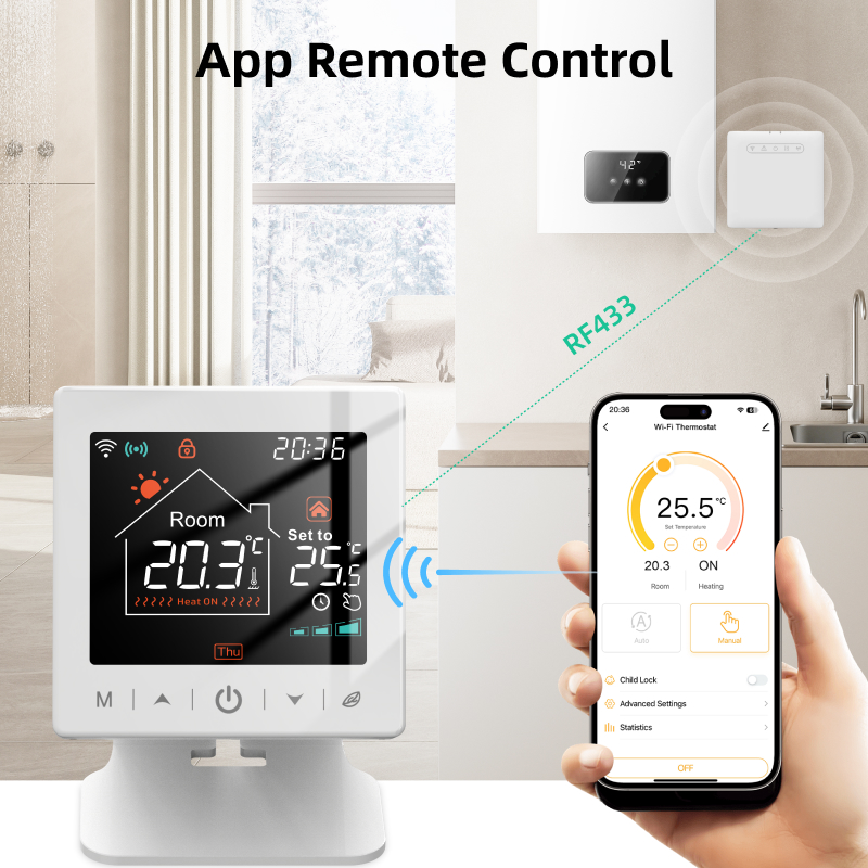 Akıllı ev Wifi termostatı tuya - Universal Remote Smart Home incelemesi ve fiyatı