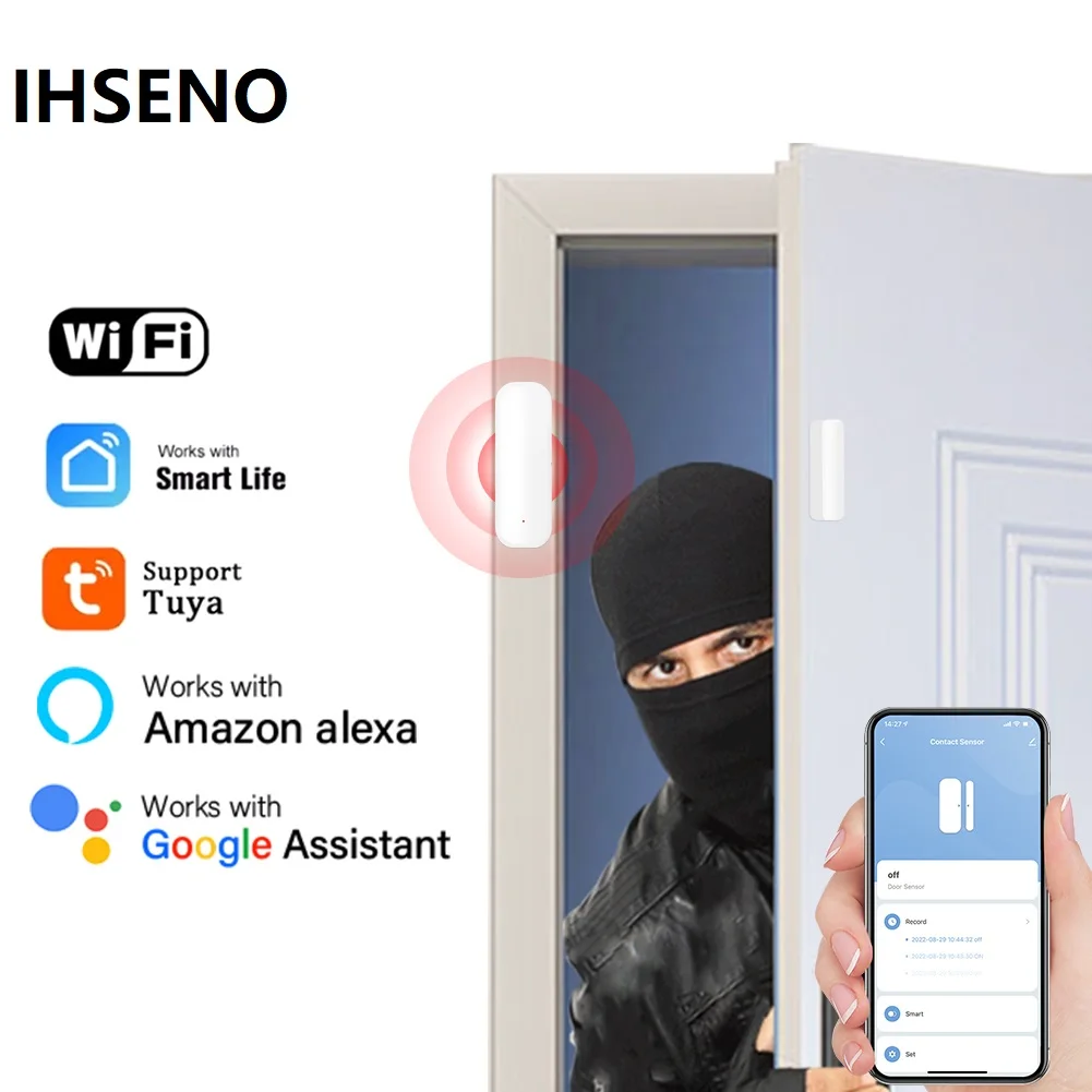 iHseno Tuya WiFi Kapı Sensörü  - Smart Home For Windows incelemesi ve fiyatı