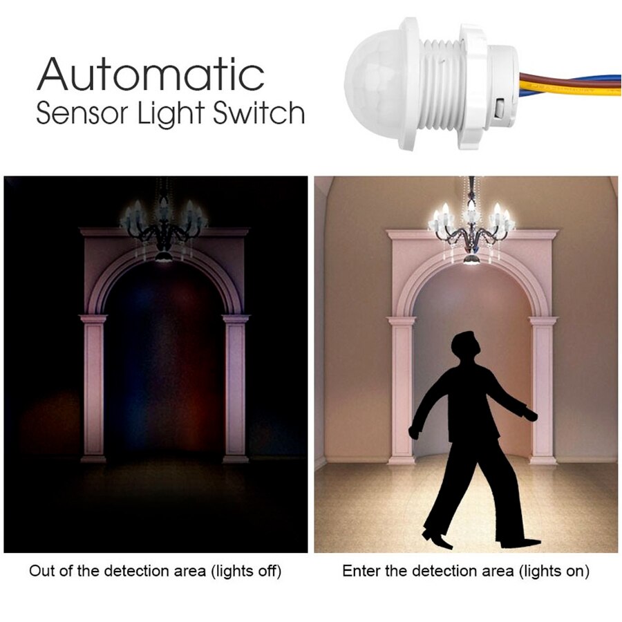 AC 110V 220V Mini hareket sens - Smart Home Appliances incelemesi ve fiyatı