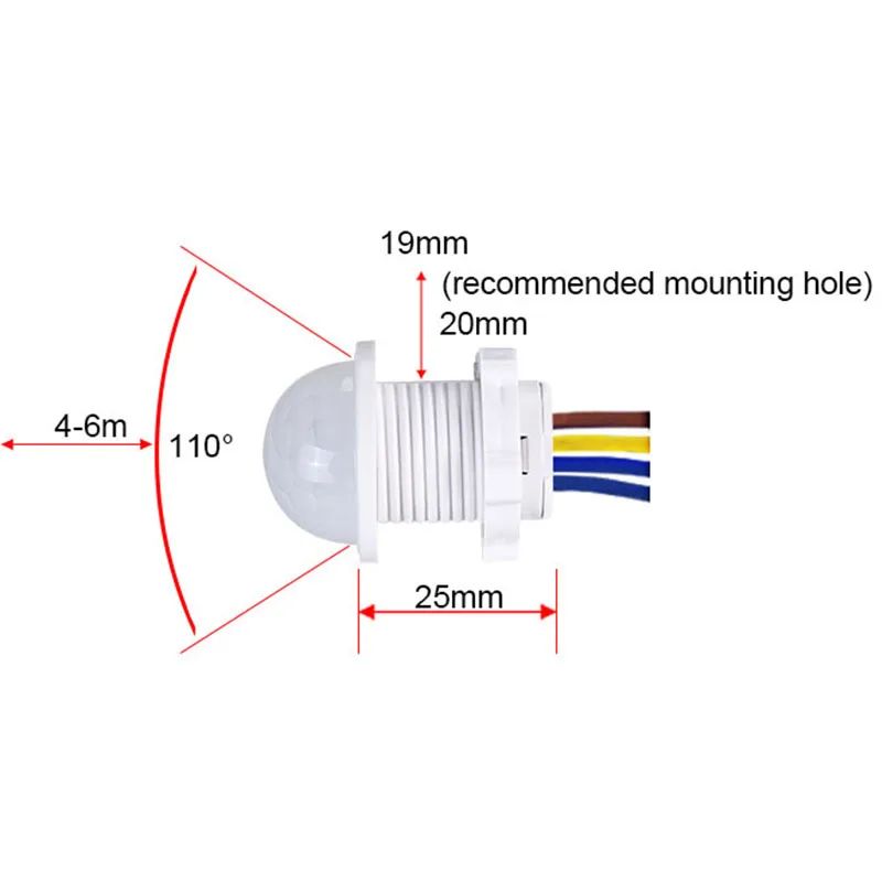 AC 110V 220V Mini hareket sens - Smart Home Appliances incelemesi ve fiyatı