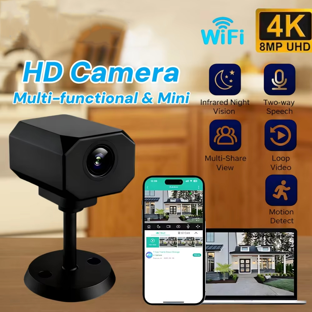 Ev İçin 4K HD WiFi Güvenlik Ka - Smart Home Monitoring incelemesi ve fiyatı
