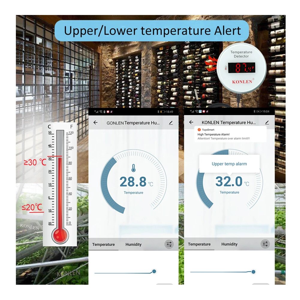KONLEN Tuya Wifi sıcaklık sens - Wifi Water Sensor incelemesi ve fiyatı