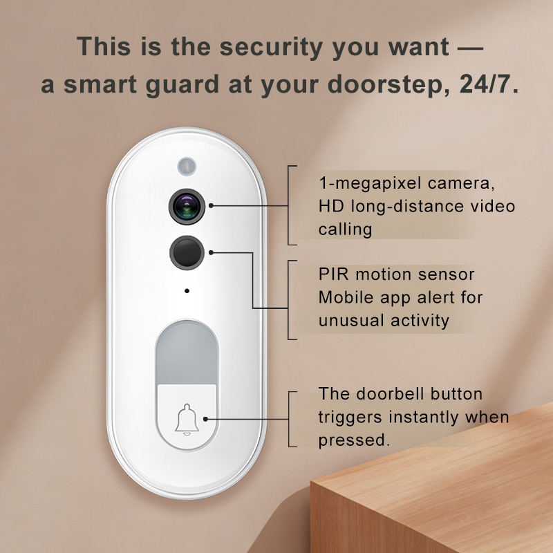 Tuya Akıllı Görüntülü Kapı Zil - Smart Home Video Doorbell Enhanced Security With Smart Doorbell incelemesi ve fiyatı