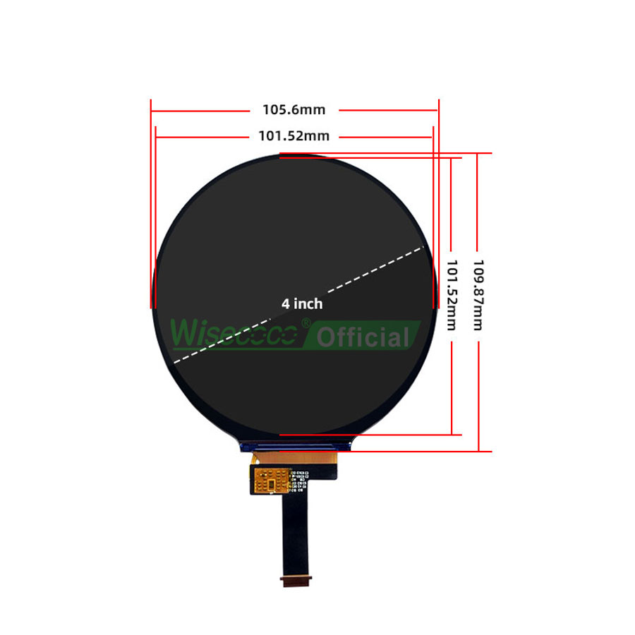 Wisecoco 4 Inç Yuvarlak LCD Ek - Smart Home Raspberry Pi incelemesi ve fiyatı