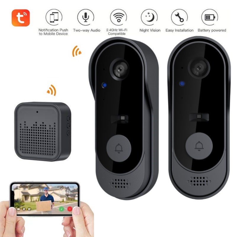 Tuya WIFI Kamera Kapı Zili HD  - Smart Home Video Doorbell Enhanced Security With Smart Doorbell incelemesi ve fiyatı