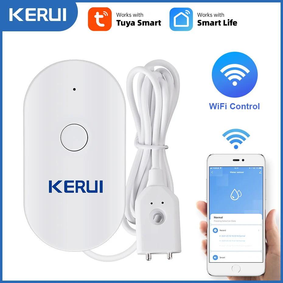 KERUI WiFi Su Sensörü Akıllı E - Smart Home Notifications incelemesi ve fiyatı
