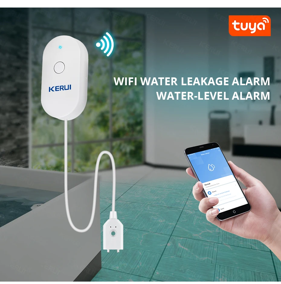 KERUI WiFi Su Sensörü Akıllı E - Smart Home Notifications incelemesi ve fiyatı