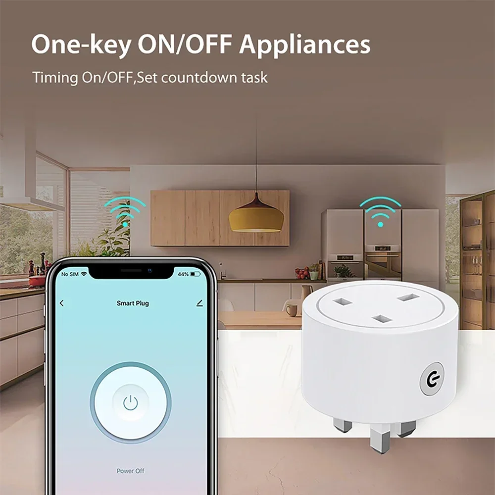 Zigbee Akıllı Priz 16A İngiliz - Smart Home Monitoring incelemesi ve fiyatı