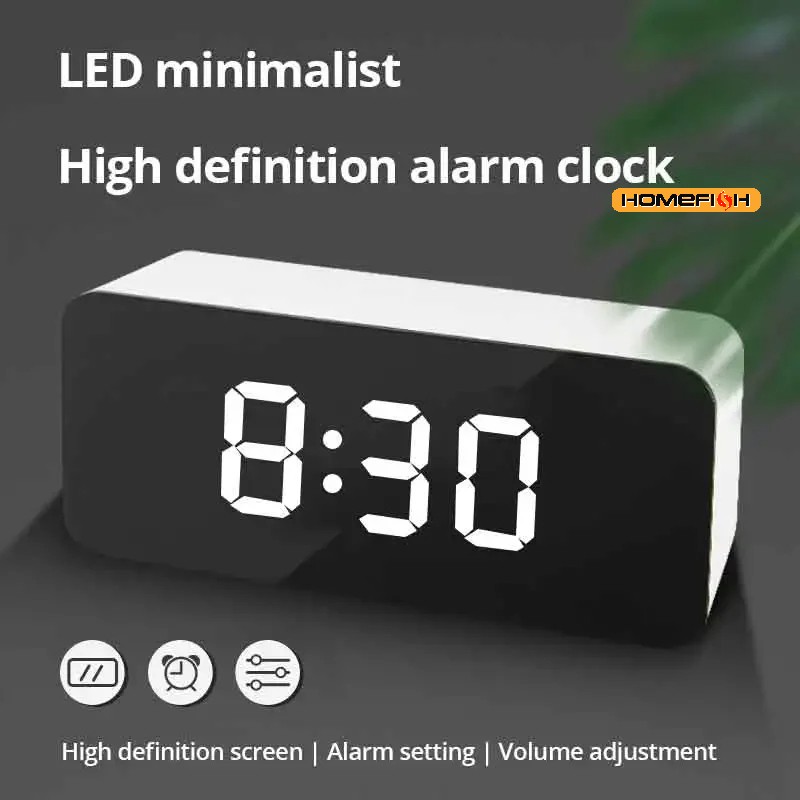 1 adet beyaz LED ayna masa saa - Smart Home Retrofit incelemesi ve fiyatı