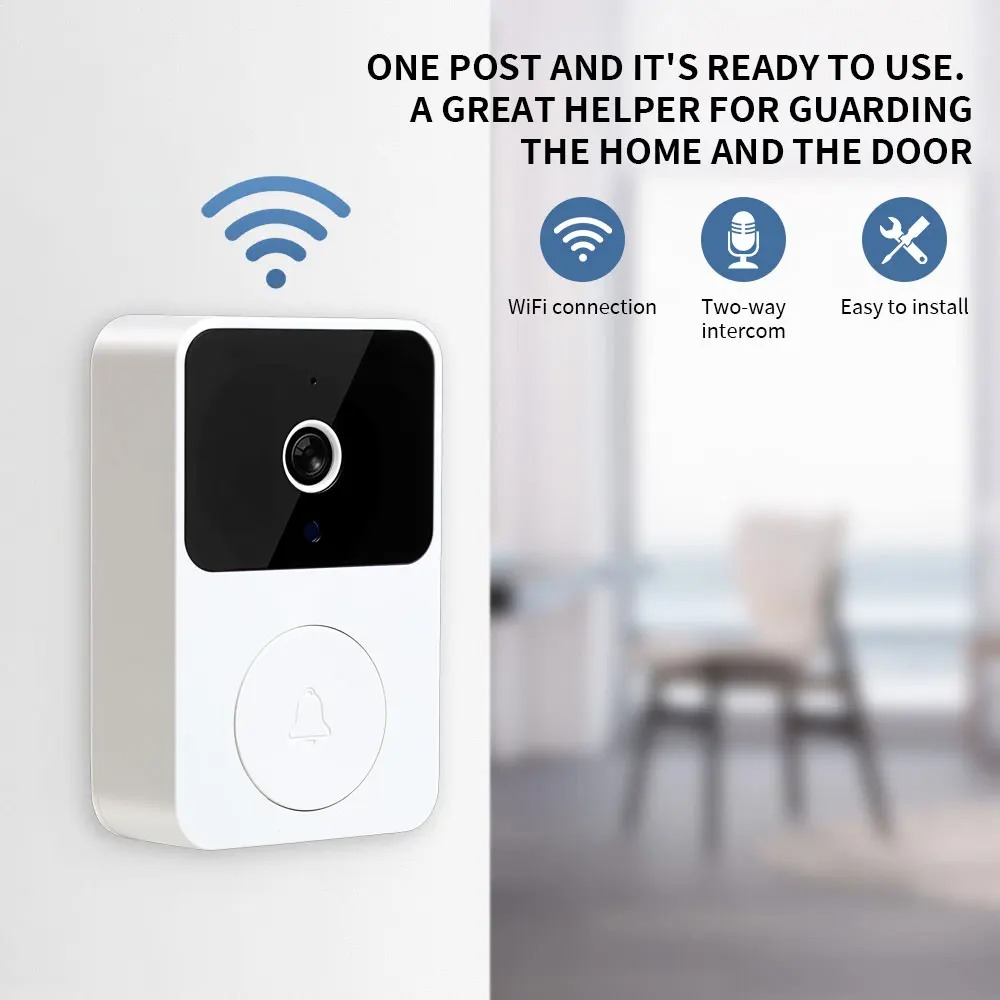 WIFI Görüntülü Kapı Zili Kamer - Smart Home Video Doorbell Enhanced Security With Smart Doorbell incelemesi ve fiyatı