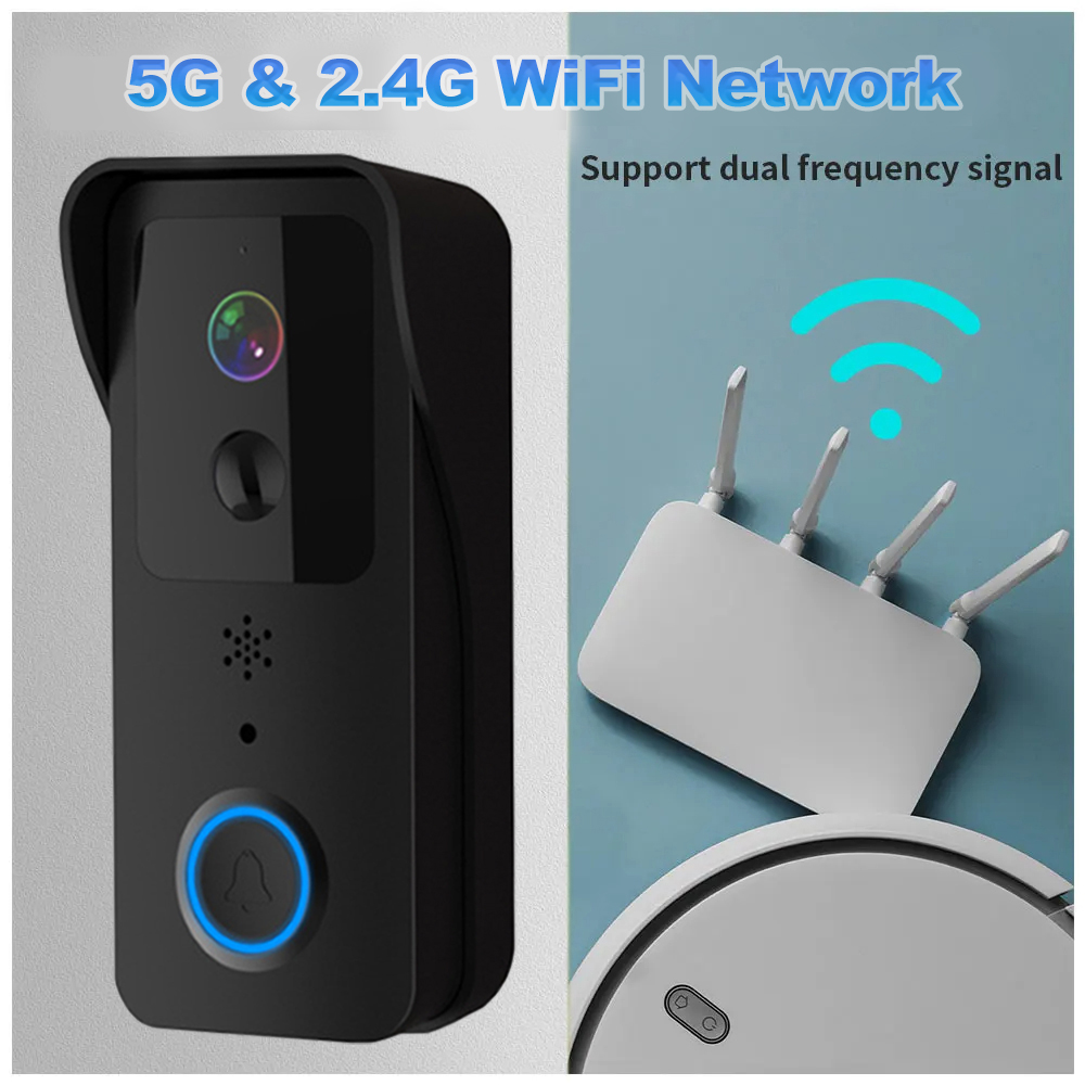 1080P HD WiFi Kapı Zili Kamera - Smart Home Video Doorbell Enhanced Security With Smart Doorbell incelemesi ve fiyatı