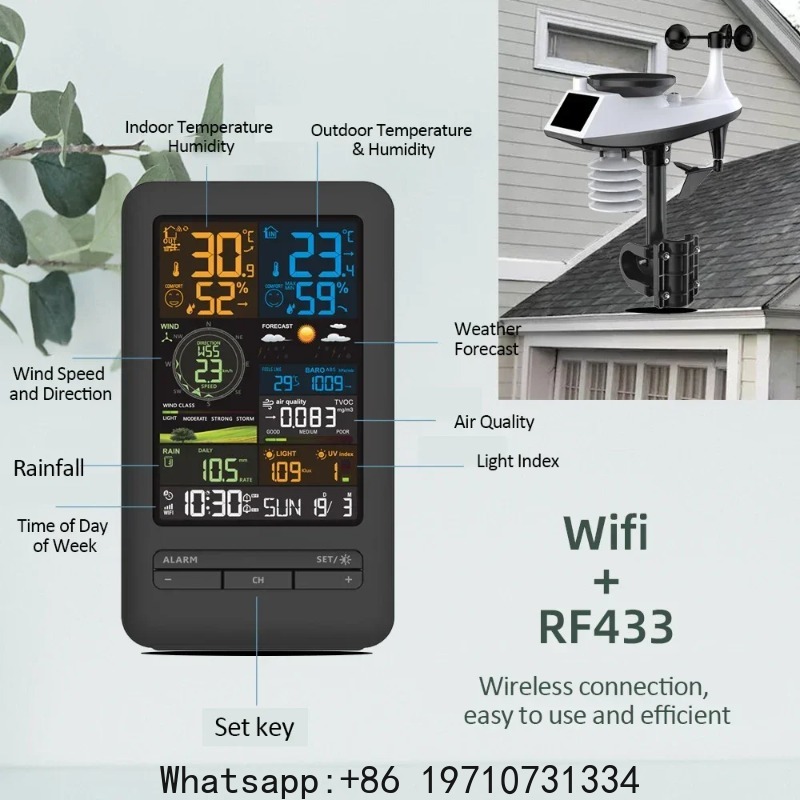 WiFi Akıllı Hava İstasyonu Akı - Smart Home Monitoring incelemesi ve fiyatı