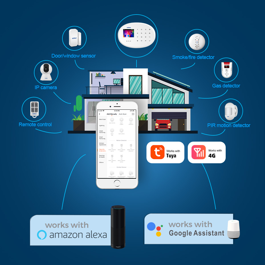 KERUI Tuya Akıllı Uygulama Bil - Smart Home Notifications incelemesi ve fiyatı
