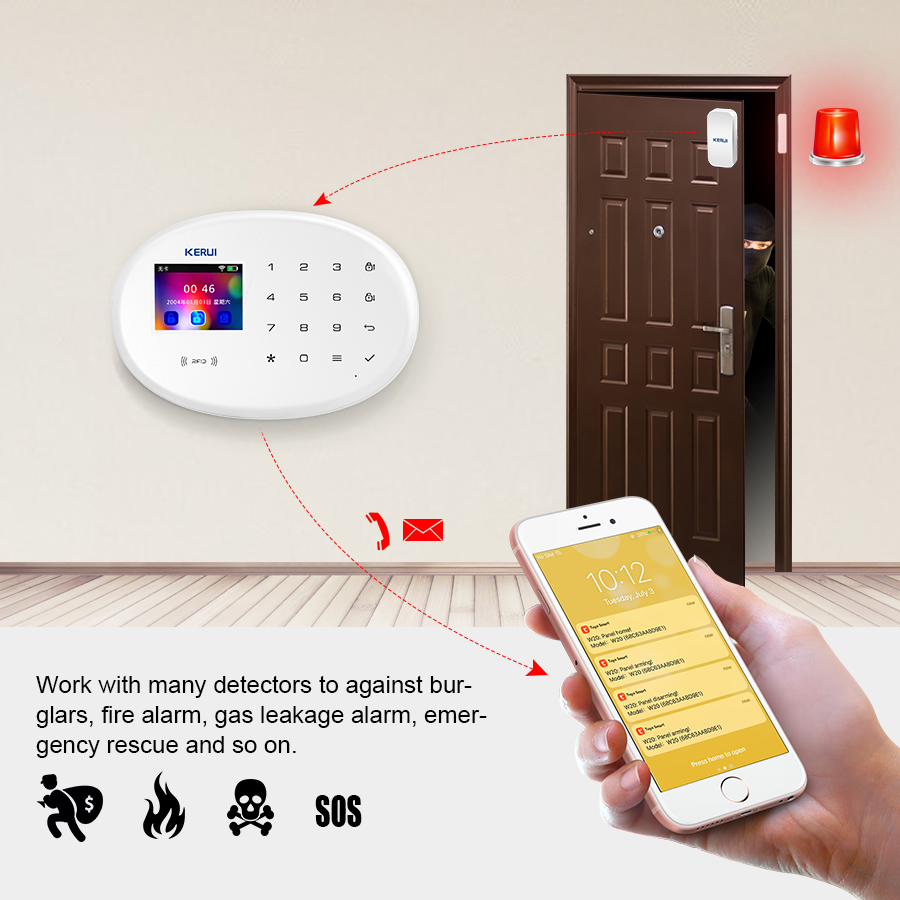 KERUI Tuya Akıllı Uygulama Bil - Smart Home Notifications incelemesi ve fiyatı