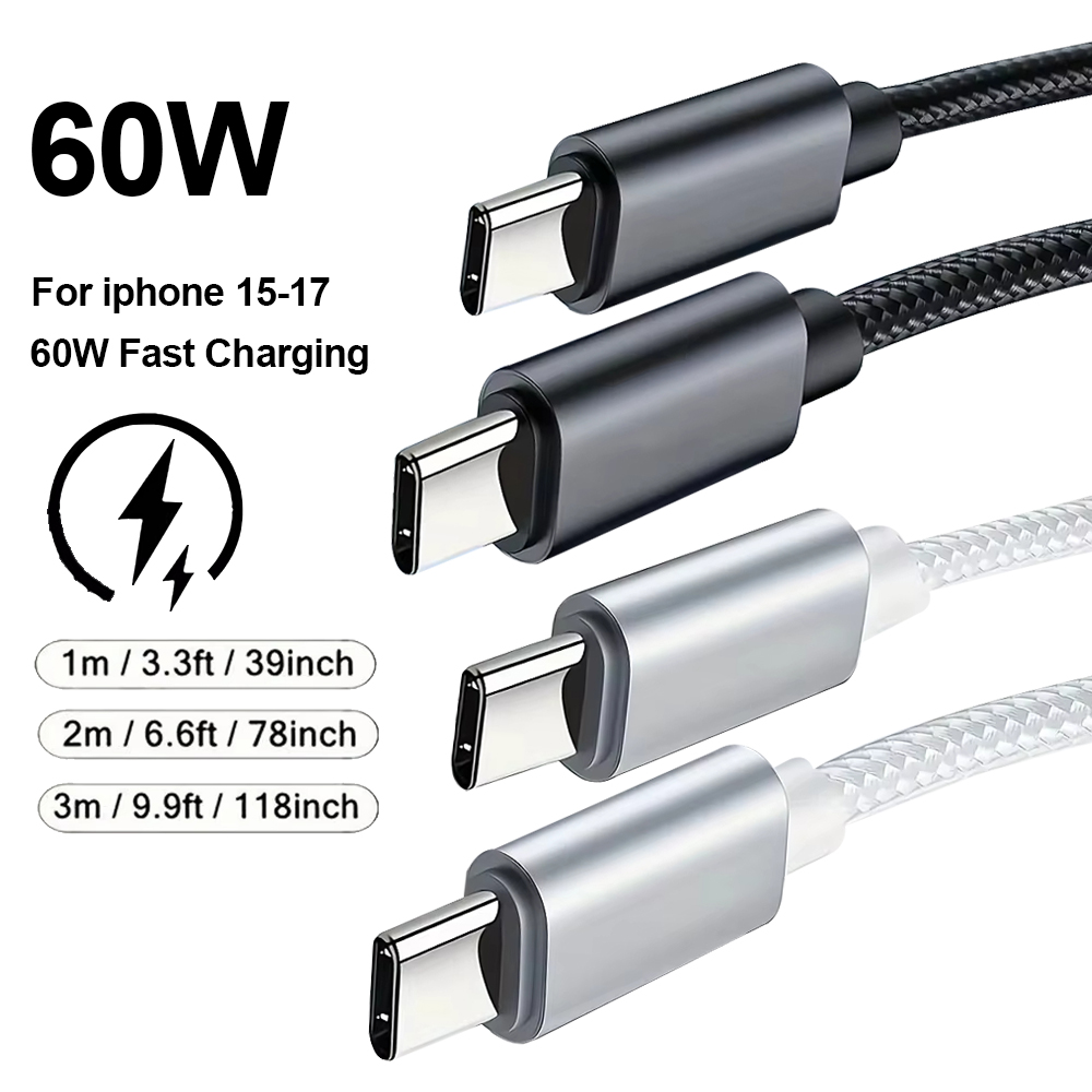 60W Örgülü USB C Kablosu 1M 2M - Smart Home Samsung incelemesi ve fiyatı