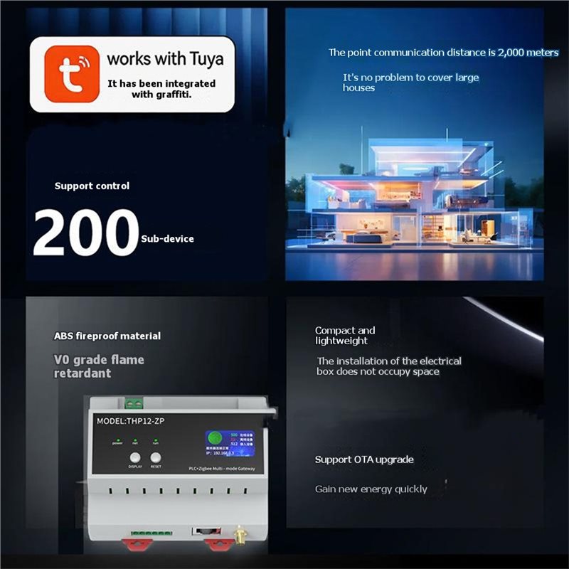 B23B Tuya Akıllı PLC Zigbee Ka - Smart Home With Plc incelemesi ve fiyatı