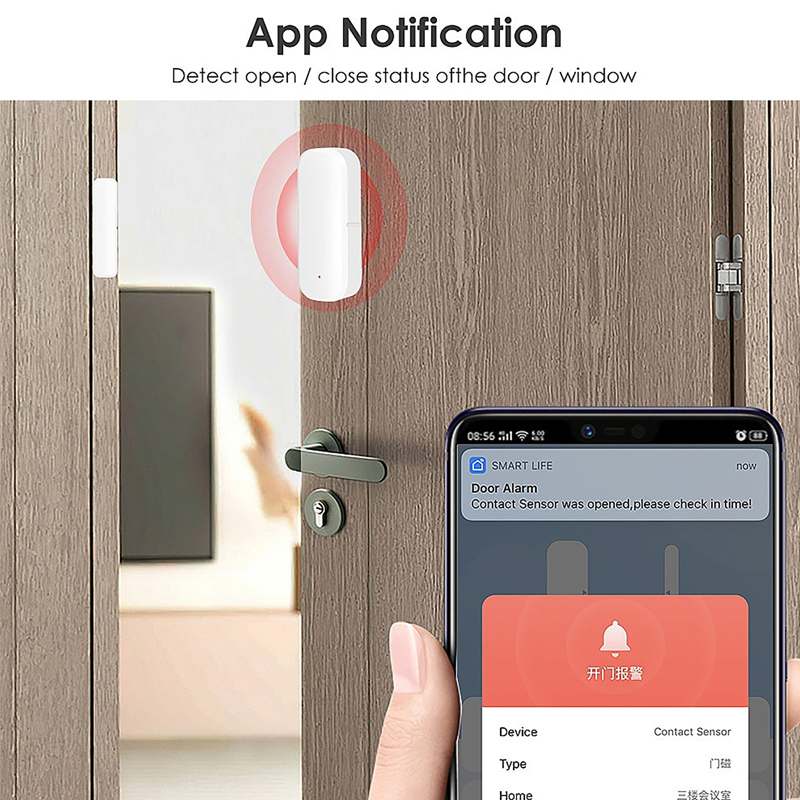 Tuya Akıllı WiFi Kapı Sensörü  - Smart Home Notifications incelemesi ve fiyatı