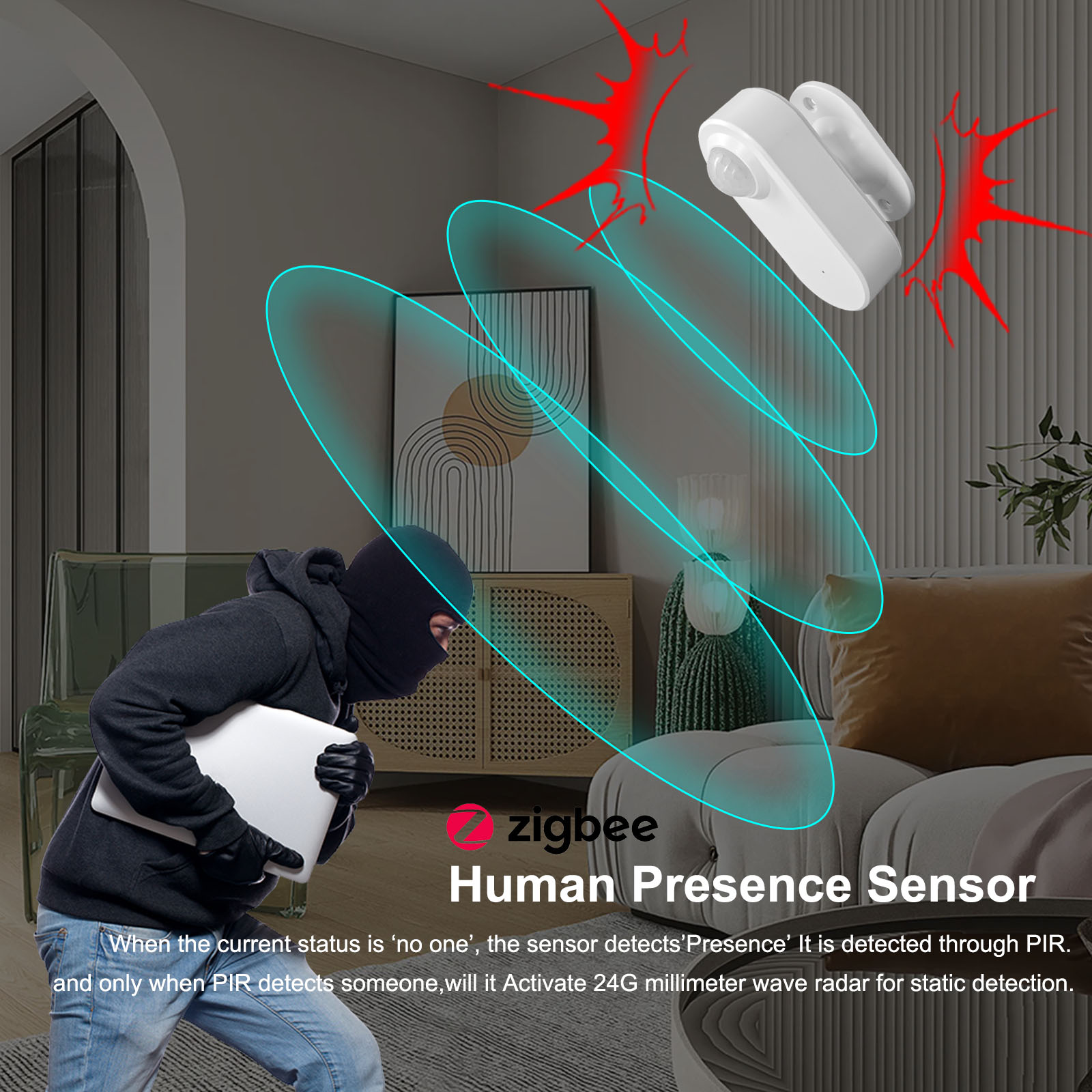 Tuya İnsan Varlık Sensörü Akıl - Smart Home Retrofit incelemesi ve fiyatı