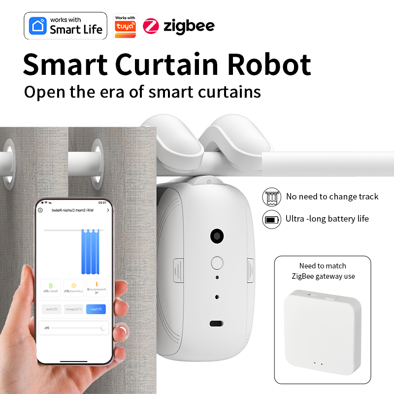 Zigbee Akıllı Perde Sürücü Rob - Smart Home Robot incelemesi ve fiyatı