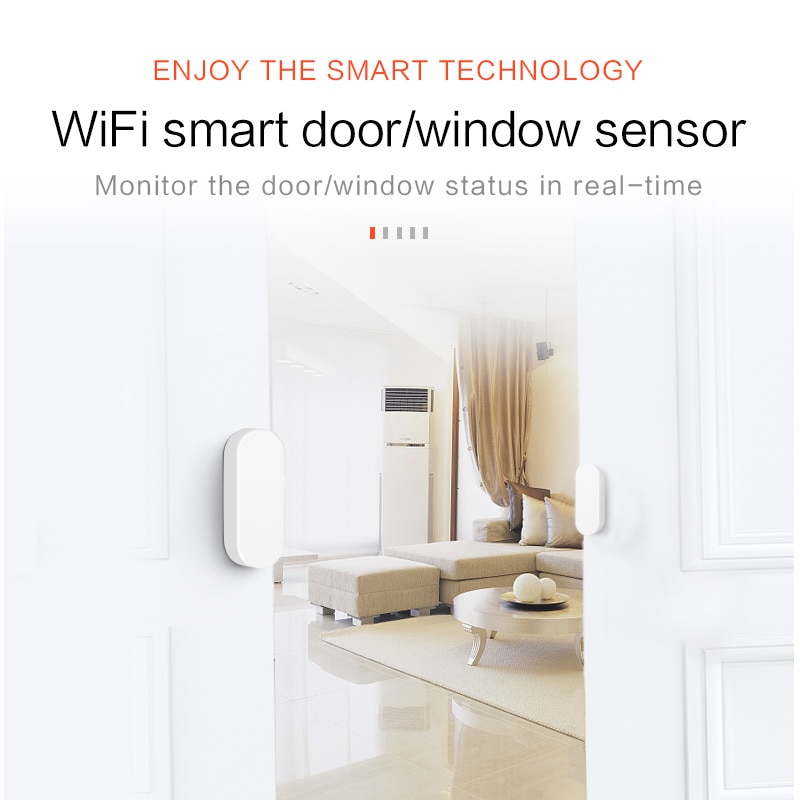 Tuya akıllı WiFi kapı sensörü  - Smart Home Notifications incelemesi ve fiyatı