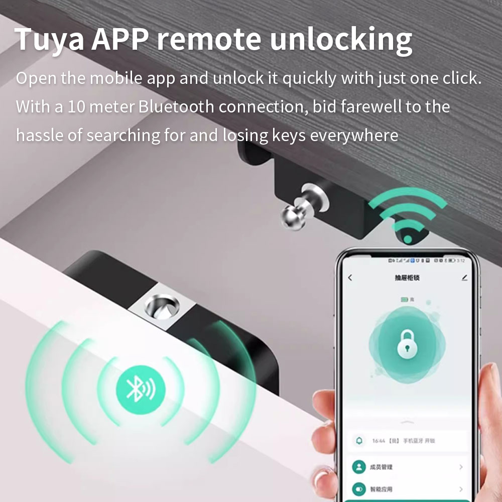 Tuya Gizli Dolap Kilidi RFID Ç - Smart Home Lock incelemesi ve fiyatı