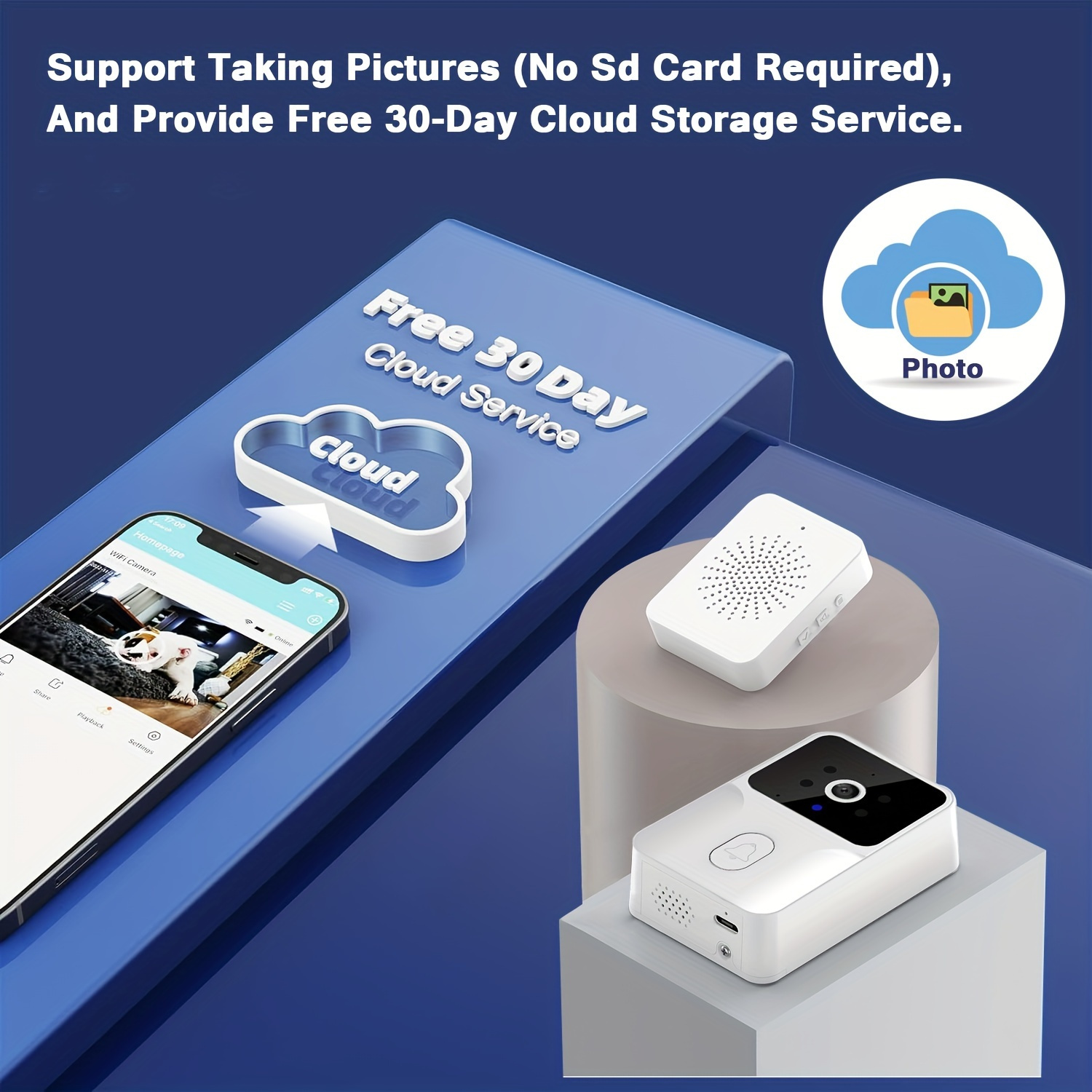 Tuya Kablosuz Akıllı Görüntülü - Smart Home Video Doorbell Enhanced Security With Smart Doorbell incelemesi ve fiyatı